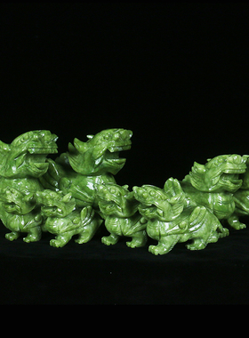 天然玉石貔貅一对酒柜客厅书房办公室天然玉石貔貅装饰送礼品