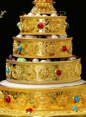 八吉祥曼扎盘修盘仿尼泊尔佛堂供修盘曼茶罗曼达盘大小号