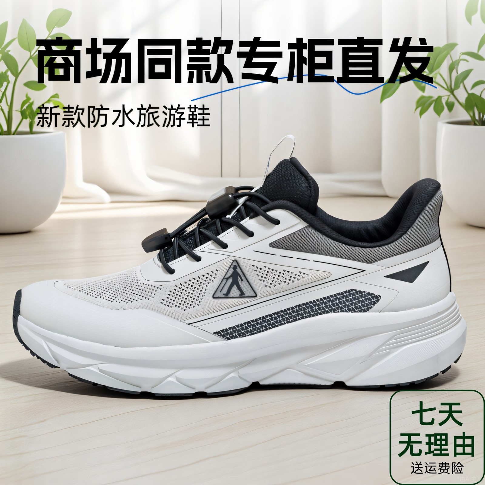 足力健老人鞋正品防水旅游鞋2025新款四季款男鞋网眼运动鞋,淘宝优惠券,粉丝福利购,淘宝优惠卷