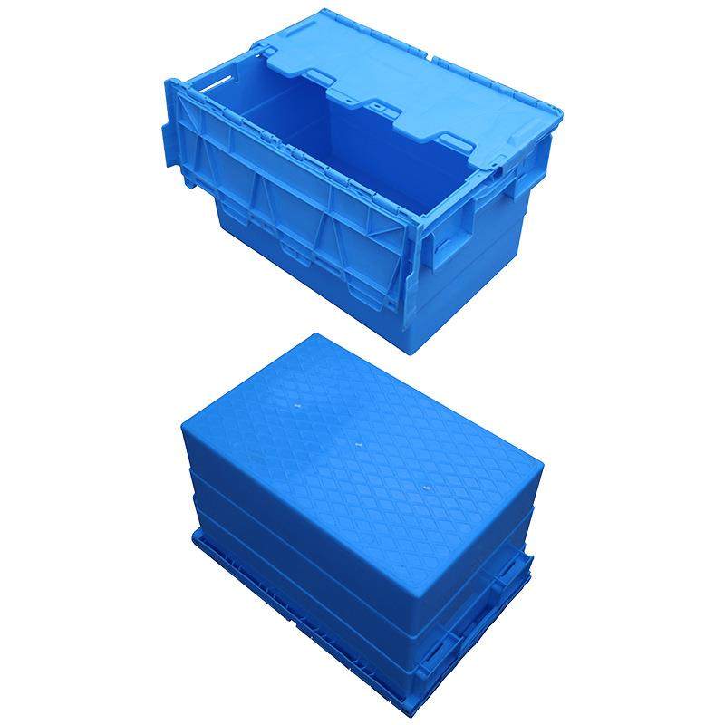 周转箱塑料长方形斜插式物流箱带盖蔬菜水果运输中转收纳箱塑胶箱,淘宝优惠券,粉丝福利购,淘宝优惠卷