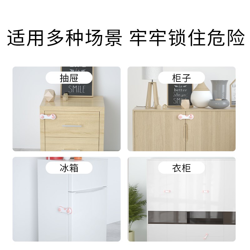 猫笼门锁配件宠物笼别墅狗屋子免打孔固定兔子鸟围栏栅栏卡扣神器 - 图2