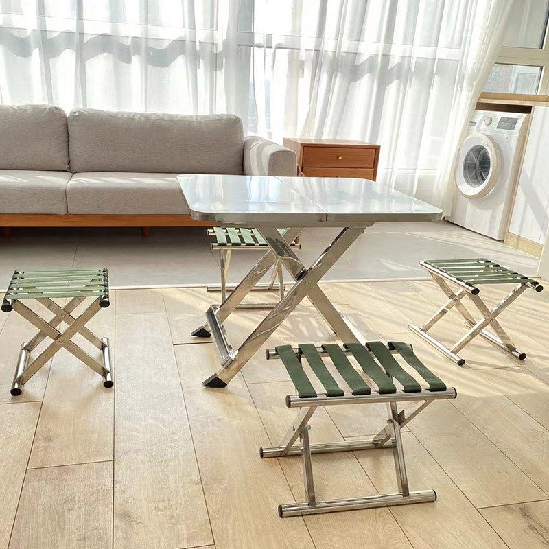 不锈钢折叠凳马扎便携结实带户外钓鱼椅露营椅子家用可折叠板凳,淘宝优惠券,粉丝福利购,淘宝优惠卷