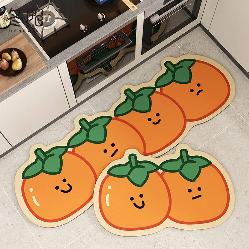 厨房地垫防滑防油硅藻泥吸水垫2024新款专用防水防脏免洗可擦地毯,淘宝优惠券,粉丝福利购,淘宝优惠卷