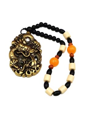 黄铜龙牌手把件家居摆件电视柜酒柜摆件个性实心随身盘玩摆件