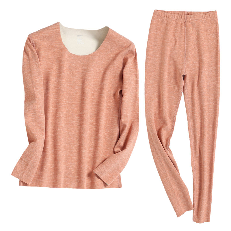 德绒发热衣女士加厚加绒套装冬季无痕发热秋衣卫生裤打底纯棉毛衫,淘宝优惠券,粉丝福利购,淘宝优惠卷