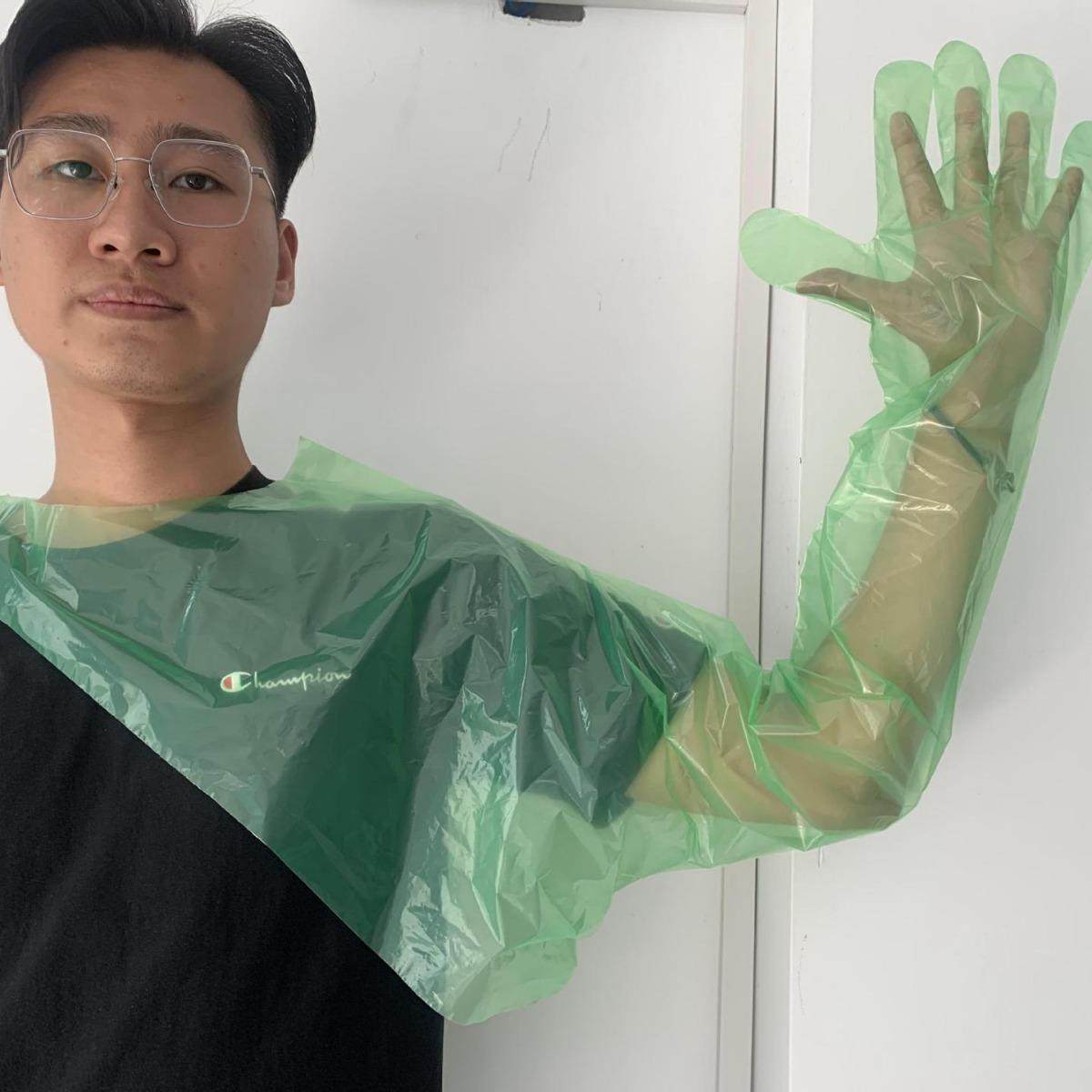 一次性兽用人工授精输精助产挂脖塑料长臂斜口手套机,淘宝优惠券,粉丝福利购,淘宝优惠卷