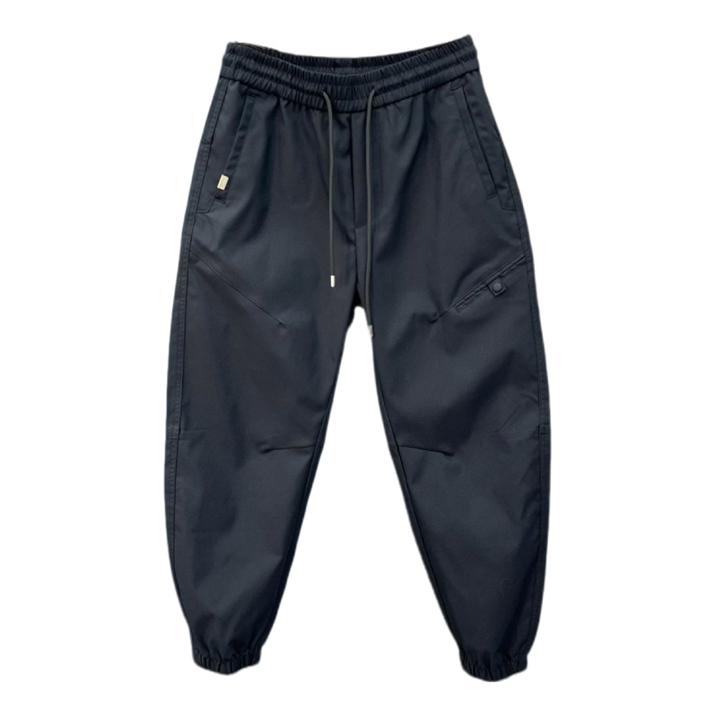 秋冬款户外简约加绒束脚裤男潮牌小脚裤新款宽松哈伦裤黑色休闲裤,淘宝优惠券,粉丝福利购,淘宝优惠卷