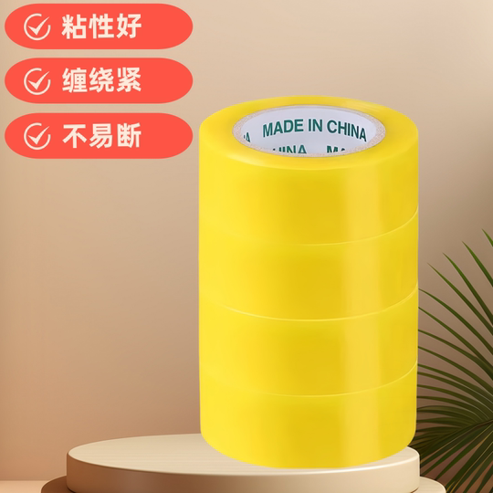 Transparent tape with high viscosity and not easy to break, large and medium sizes
