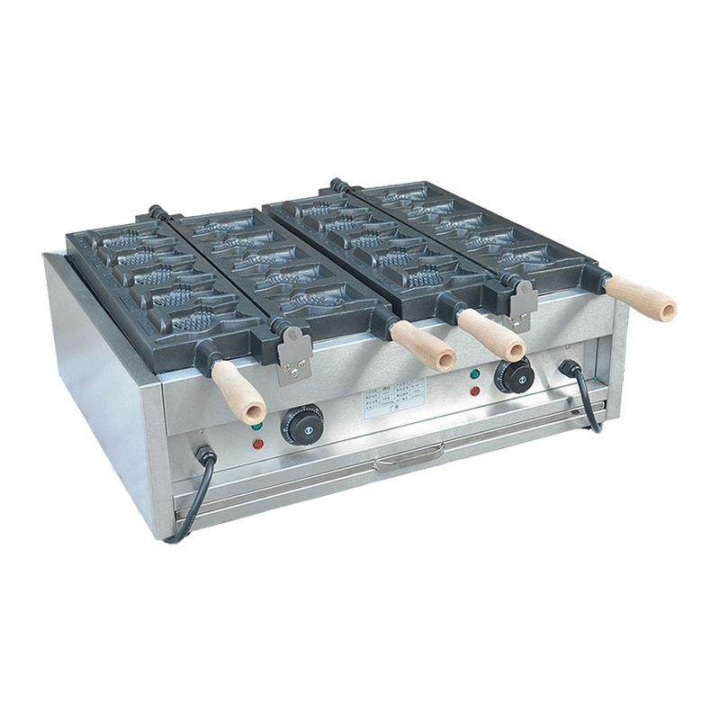 杰亿电热鲷鱼烧鱼饼机10条大开口冰激凌鱼仔机商用烤饼机FY-1102B,淘宝优惠券,粉丝福利购,淘宝优惠卷