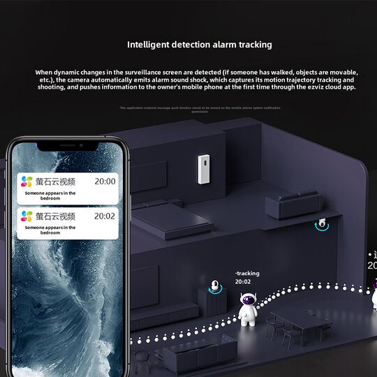 Ezviz H6C indoor Ptz 2K ultra-clear night vision wireless Wifi monitoring home network camera mobile phone remote control