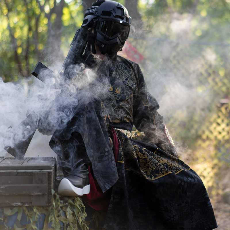 云梦集原创飞鱼服锦衣卫明制贴里曳撒烫金战术军旅风男女PC同款汉,淘宝优惠券,粉丝福利购,淘宝优惠卷