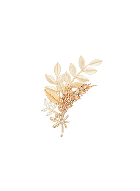 Riotlily/艾特里里金穗初秋系列典雅香槟色胸针秋选臻品