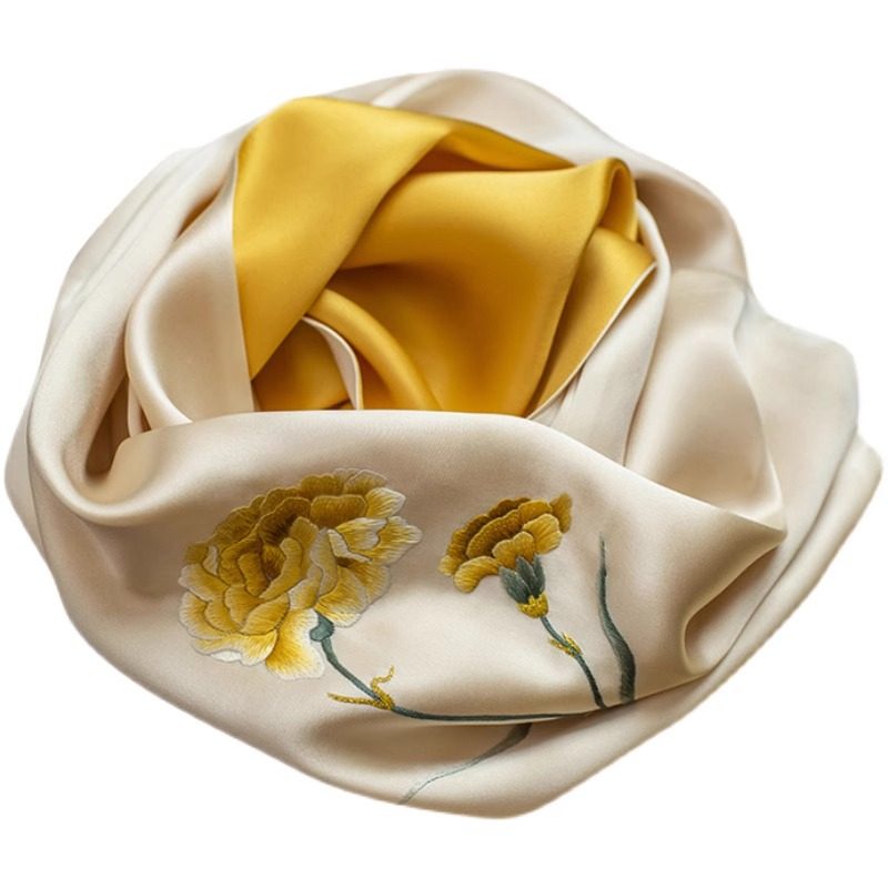 真丝丝巾围巾送长辈送妈妈生日礼物国风苏绣旗袍披肩桑蚕丝礼盒,淘宝优惠券,粉丝福利购,淘宝优惠卷