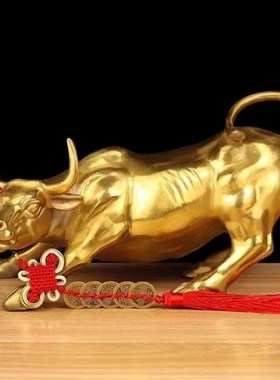 铜牛房屋补角缺角财位放牛卧牛水牛补角摆放牛卦金属相牛