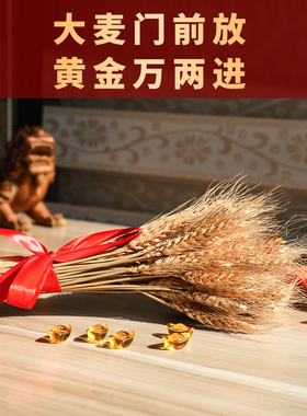 乔迁之喜装饰麦穗稻穗新房客厅搬家仪式用品新居入宅布置装