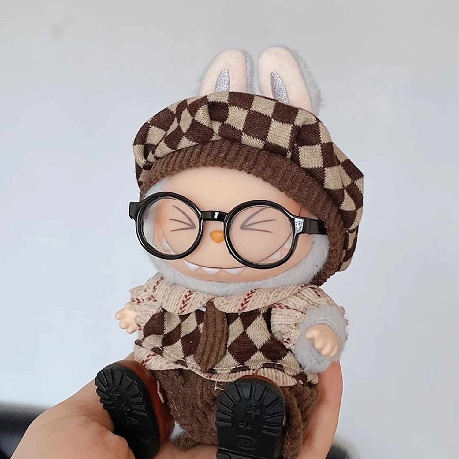 仅售衣服眼巴巴一二三代娃衣17cm拉布布labubu豆乳哆哆着替公仔衫,淘宝优惠券,粉丝福利购,淘宝优惠卷