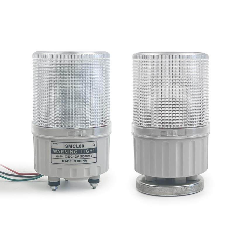海天注塑机警示灯 SMCL80双色旋转声光报警灯三色闪烁报警24V防水 - 图3
