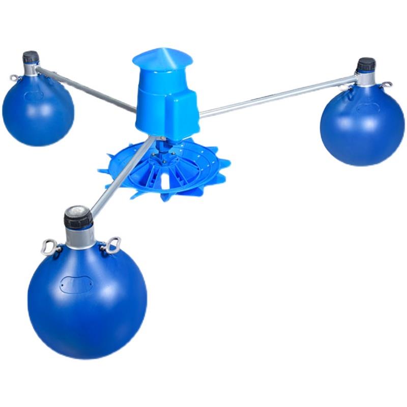 叶轮式鱼塘增氧机鱼池池塘增氧泵养殖大型曝气浮式水泵虾塘制氧机 - 图3