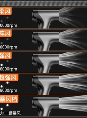 暴力风扇手持涡轮吹风机高速无线除尘吹雪强力小型鼓风机锂电风机