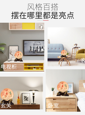 酒柜装饰品家居饰品客厅新工艺玄关博古架创意小摆设炭雕