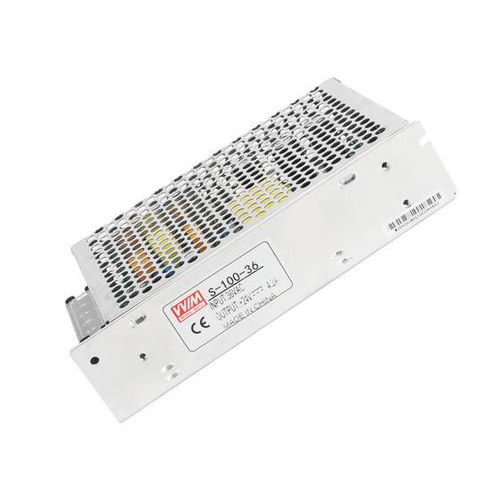 明纬交流36V转直流24V100W开关电源S-100-24 交流36V输入直流电源