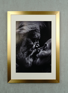 现代铝合金艺术摄影展相框作品展示装饰画框裱框架展览海报框