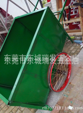 加固型手推垃圾车环卫保洁车铁板手推车清运车手拉车工具车