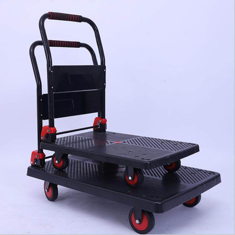 平板车手推车拉货搬运小拖车便携折叠家用轻便静音手拉车,淘宝优惠券,粉丝福利购,淘宝优惠卷