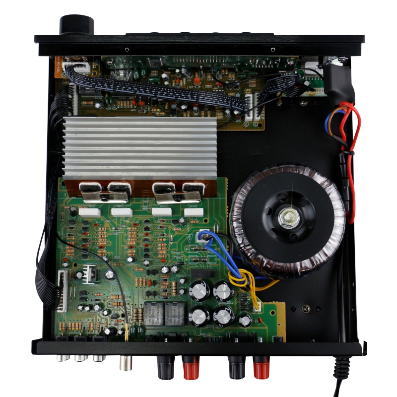 SUNBUCK山宇家用功放机 卡拉OK功放环牛大功率带插卡摇控蓝牙功放 - 图0