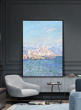 莫奈装饰画卧室墙画酒店壁画过道玄关挂画印象派油画世界名画