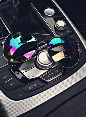 飞行员太阳镜2025新款男女眼镜司机墨镜夏开车蛤蟆镜情侣墨镜一对