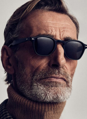 日系小众玳瑁框茶色太阳眼镜男款时尚覆古百搭装饰小圆框近视太阳