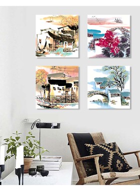 间装饰画新风格挂画饭店包厢壁画酒店民宿卧室床头画
