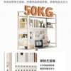 Desktop shelf desk bookshelf desk storage hole board decorative rack computer desk two-layer workstation display shelf