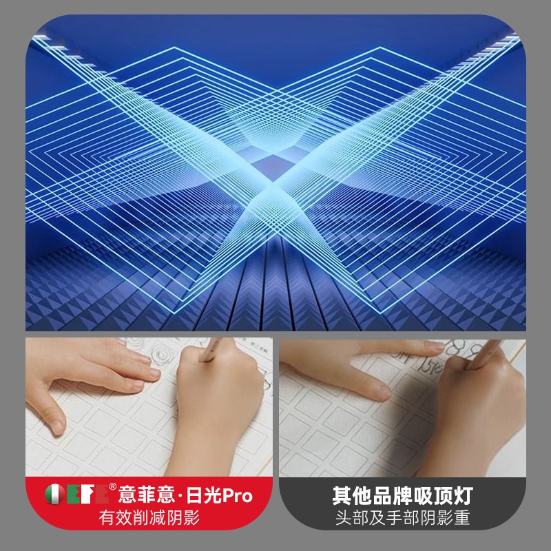 意菲意「日光」护眼吸顶灯客厅灯主卧室灯具现代简约全屋套餐组合,淘宝优惠券,粉丝福利购,淘宝优惠卷