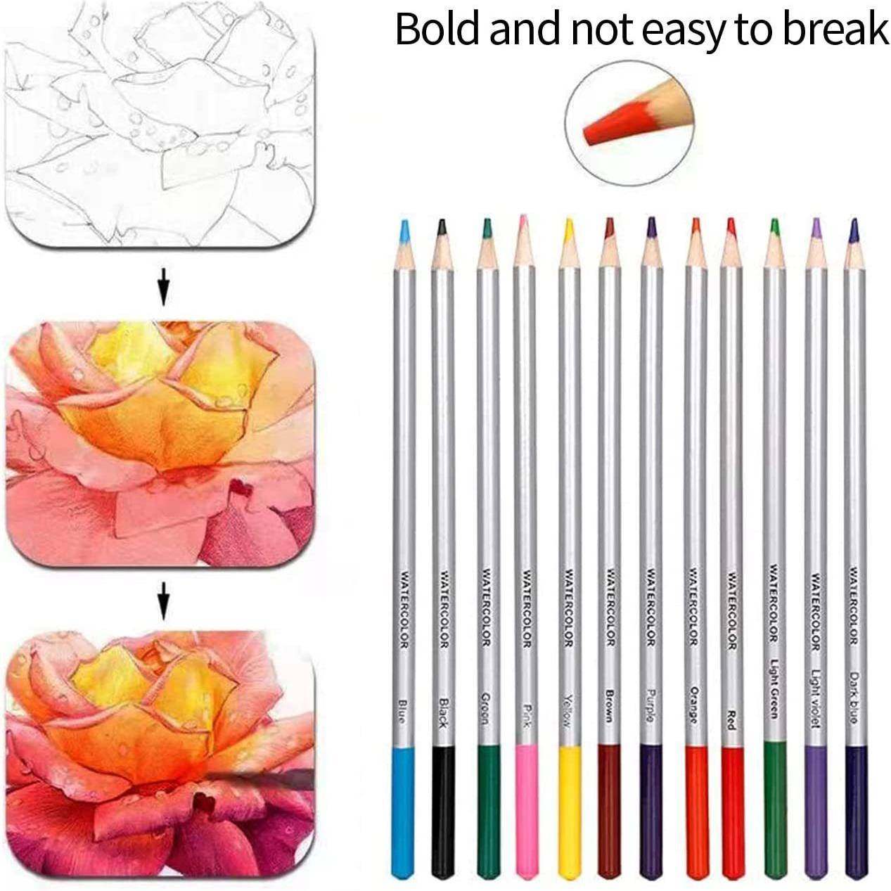 跨进73件素描彩铅绘画套装水溶油性彩色铅笔美术绘画笔,淘宝优惠券,粉丝福利购,淘宝优惠卷