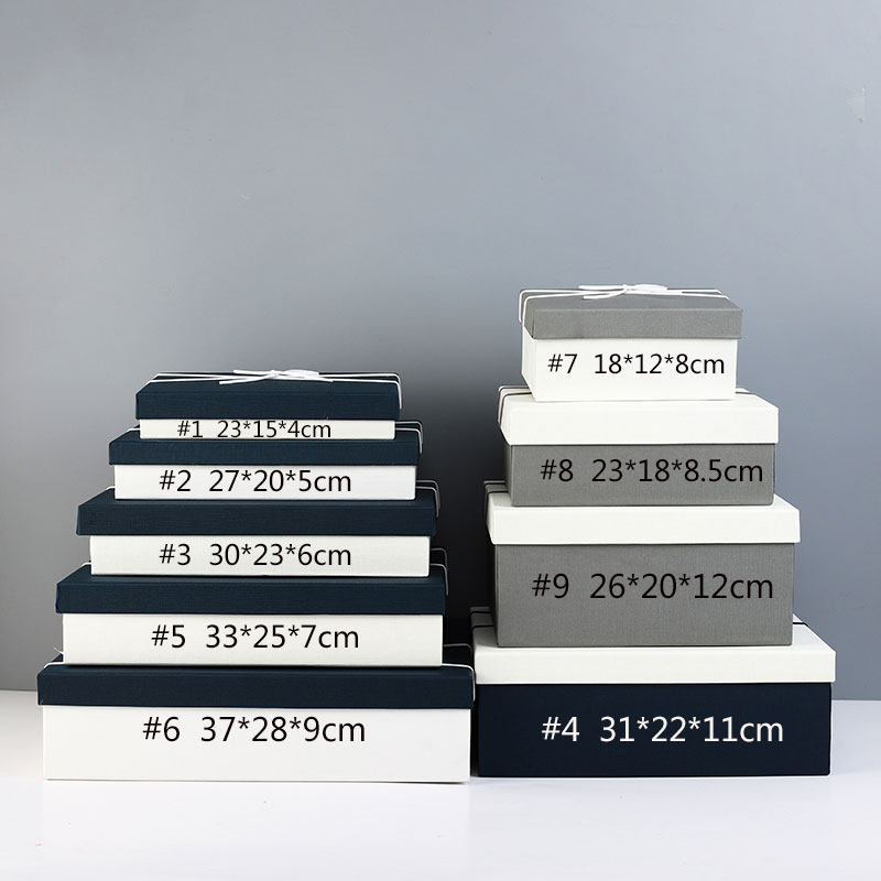 礼物盒空盒子大号礼品盒ins简约纯色创意礼盒装围巾衣服定制logo,淘宝优惠券,粉丝福利购,淘宝优惠卷