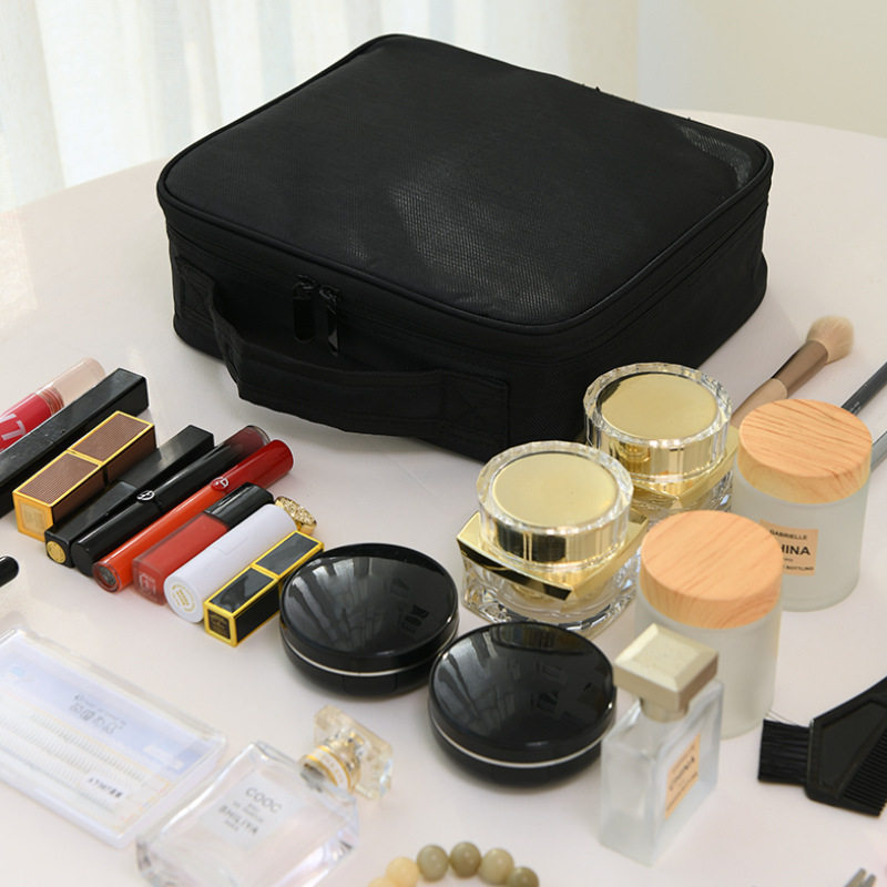热销大容量旅行手提化妆包多功能化妆箱可拆卸分区化妆盒,淘宝优惠券,粉丝福利购,淘宝优惠卷