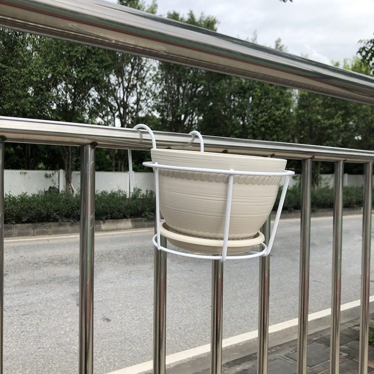 阳台花架挂式露台栏杆置物铁艺架子多肉绿植盆栽壁挂花盆挂架悬挂,淘宝优惠券,粉丝福利购,淘宝优惠卷