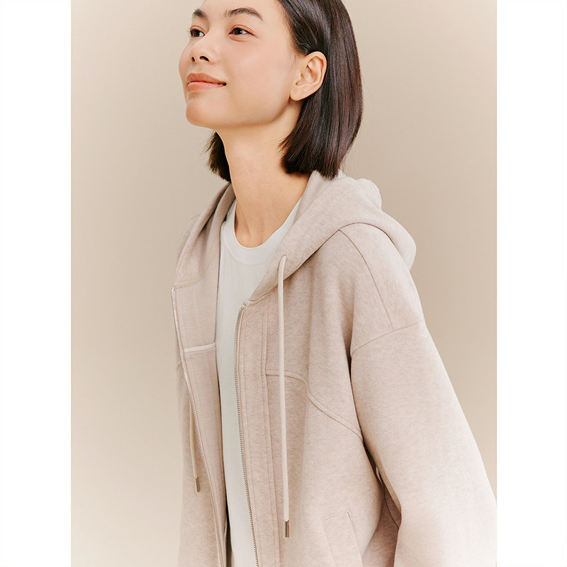 十二篮专选26春新款连帽卫衣短外套女宽松廓形休闲运动上衣,淘宝优惠券,粉丝福利购,淘宝优惠卷