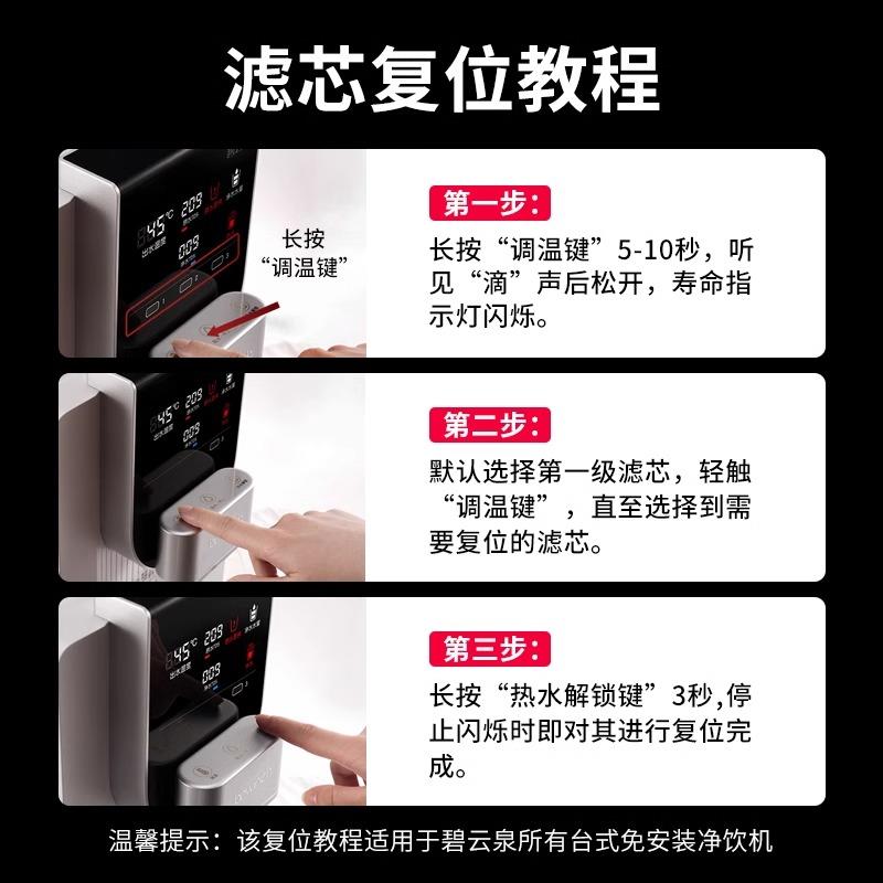 碧云泉M3净水机原装滤芯JST-U305 U35U306净水器滤芯正品U105M105 - 图1