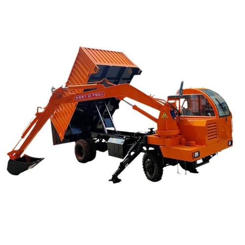 工程建筑装载挖掘机 四四不像带机运输车随 6吨86吨随车挖吨驱轮 - 图3