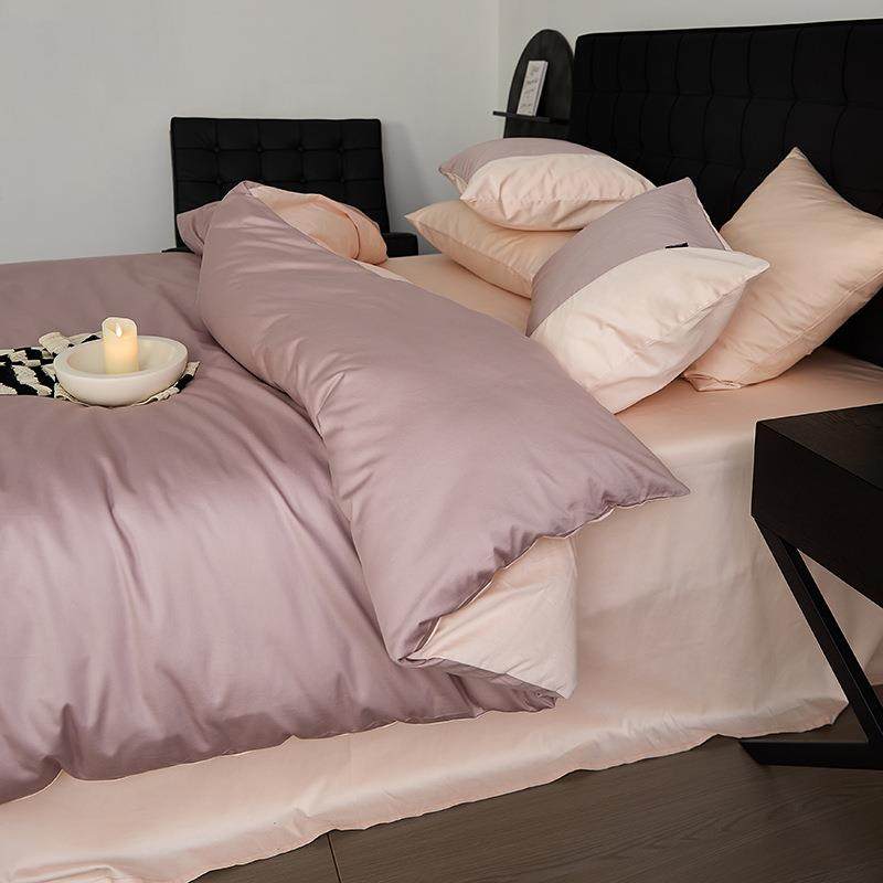 100S贡缎长绒棉四件套全棉春夏季轻奢高级感纯棉床单被套床笠床品,淘宝优惠券,粉丝福利购,淘宝优惠卷