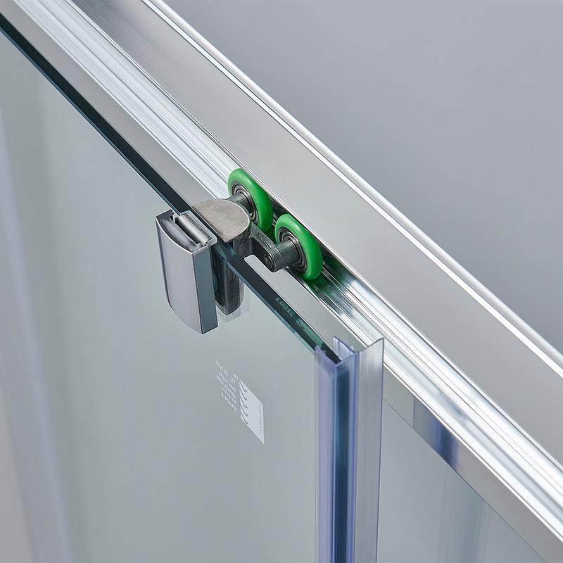 铝合金一字型淋浴房卫生间淋浴房隔断浴室干湿分离洗澡间,淘宝优惠券,粉丝福利购,淘宝优惠卷