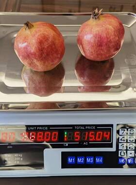 外贸英文计价秤30公斤超市秤40kg计价秤商用摆摊卖菜秤电子秤批发