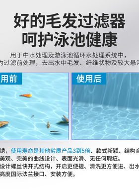 篮氏过滤器工业管道不锈钢法兰过滤器DN150WCB蓝氏过滤器