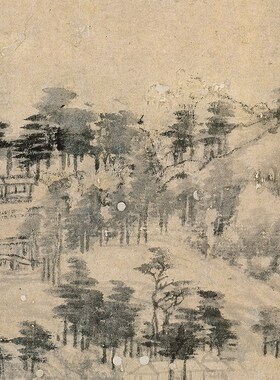 黄公望富春山居图卷微喷宋元山水画真迹复制传统山水长卷画稿