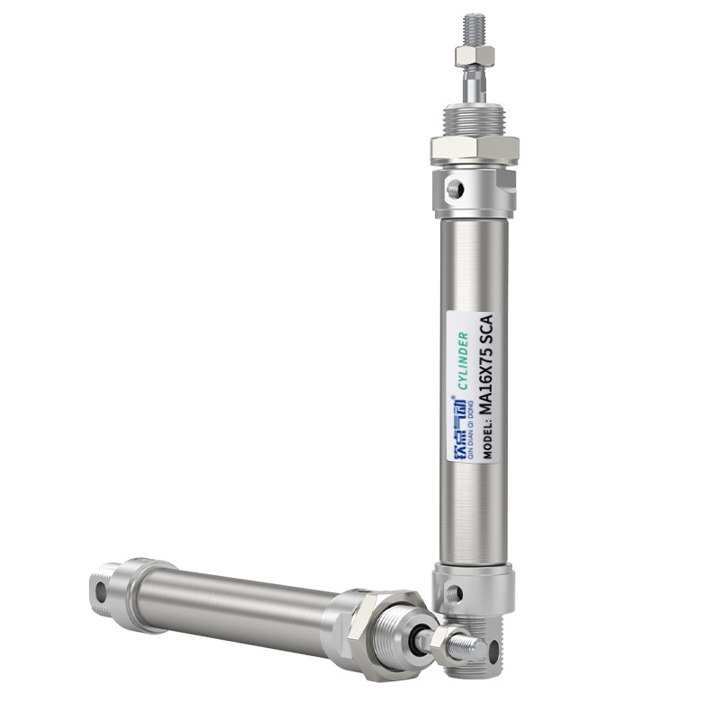 不锈钢迷你气缸M1//32/*1*1*175*200*0S带磁小型气动 - 图3