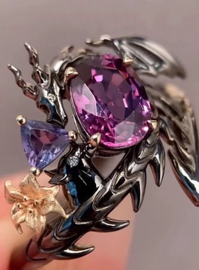 恋与深空秦彻龙翅膀戒指小狸花衍生周边游戏二次元cos指戒礼物