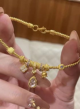 新中式龙心盘缠跑环手链复古时尚小众设计百搭高级感手串手饰新款